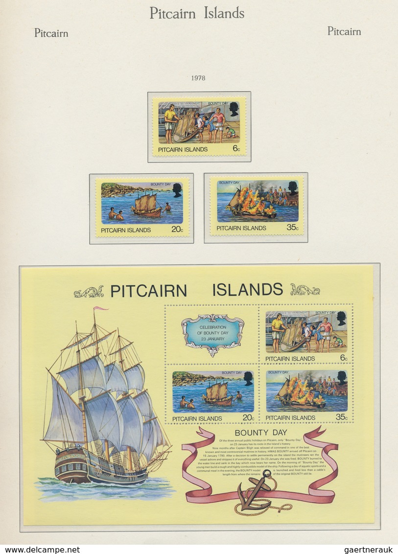 23878 Pitcairn: 1940/1999, almost exclusively u/m collection (only a few are hinged) in a KA/BE binder, ac