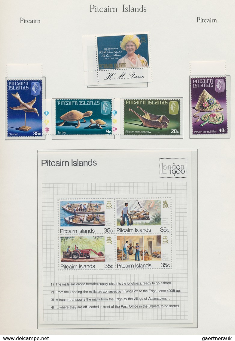 23878 Pitcairn: 1940/1999, almost exclusively u/m collection (only a few are hinged) in a KA/BE binder, ac