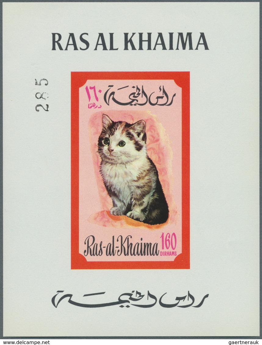 23882 Ras al Khaima: 1865/1971, comprehensive u/m accumulation in a binder, plenty of material incl. se-te
