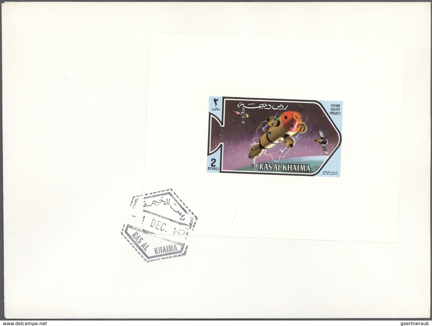 23904 Ras Al Khaima: 1971, Thematic Issues "Space", Assortment Of 30 Unaddressed Envelopes, Comprising E.g - Ras Al-Khaima