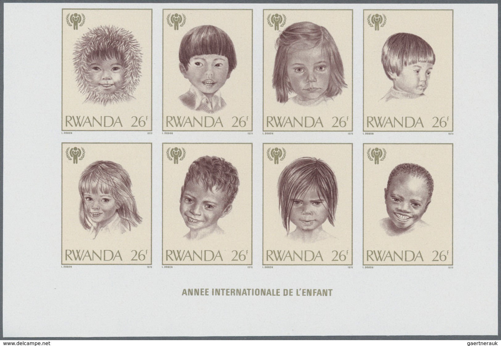23917 Ruanda: 1965/2000 (ca.), Accumulation In Box With Stamps And Miniature Sheets Incl. Many IMPERFORATE - Autres & Non Classés
