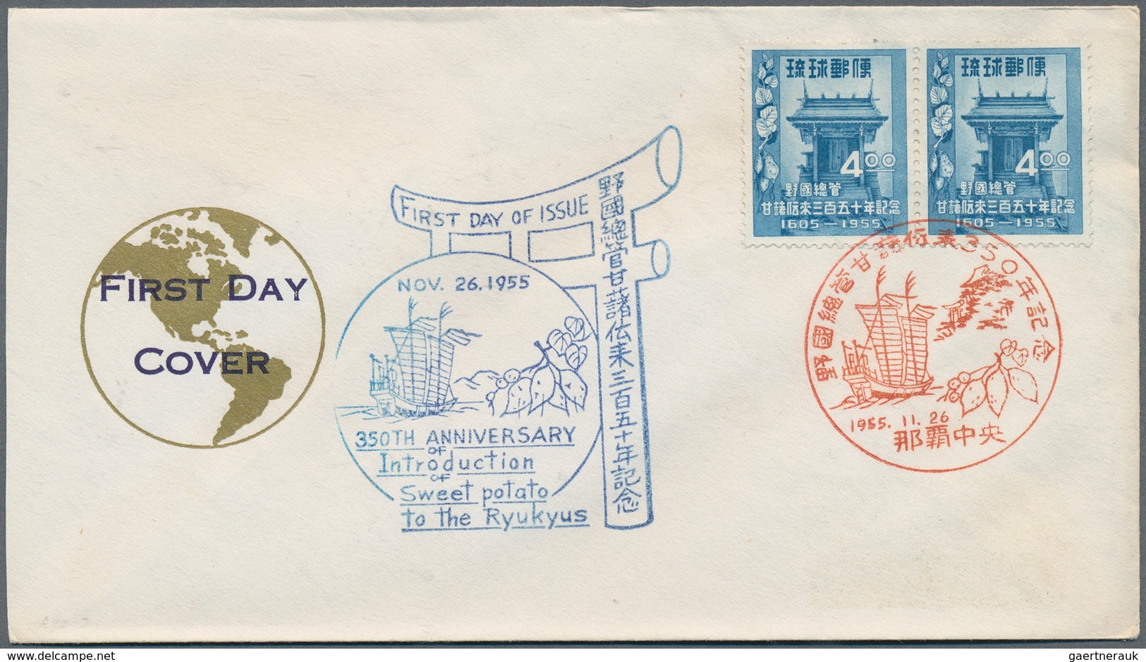 23924 Riukiu - Inseln / Ryu Kyu: 1951/72, FDC (140) Inc. 1951 Arbor Day, 1951 Ryukyu University Real Used - Ryukyu Islands