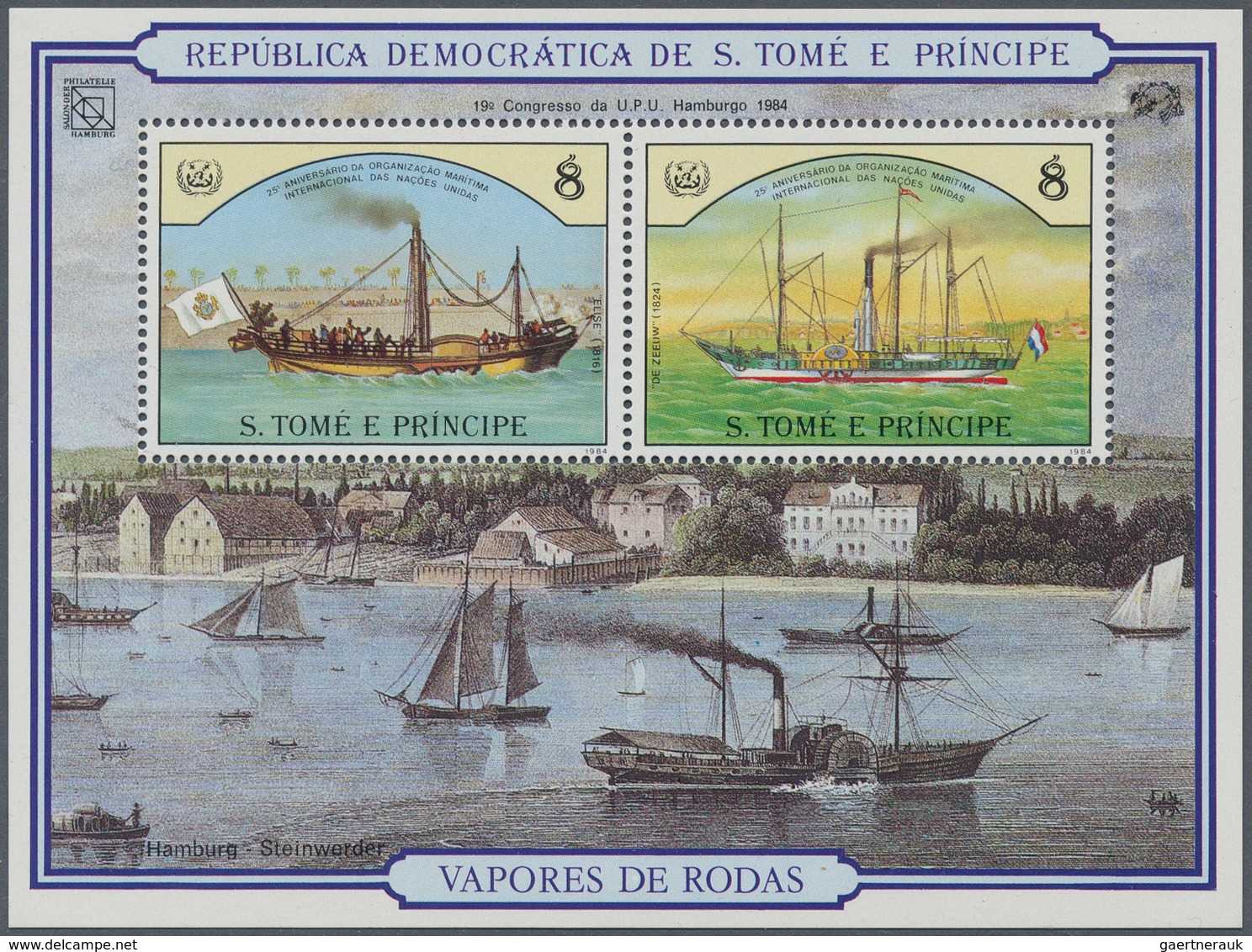 23935 St. Thomas Und Prinzeninsel - Sao Thome E Principe: 1977/1984, Accumulation Of MINIATURE SHEETS In D - São Tomé Und Príncipe