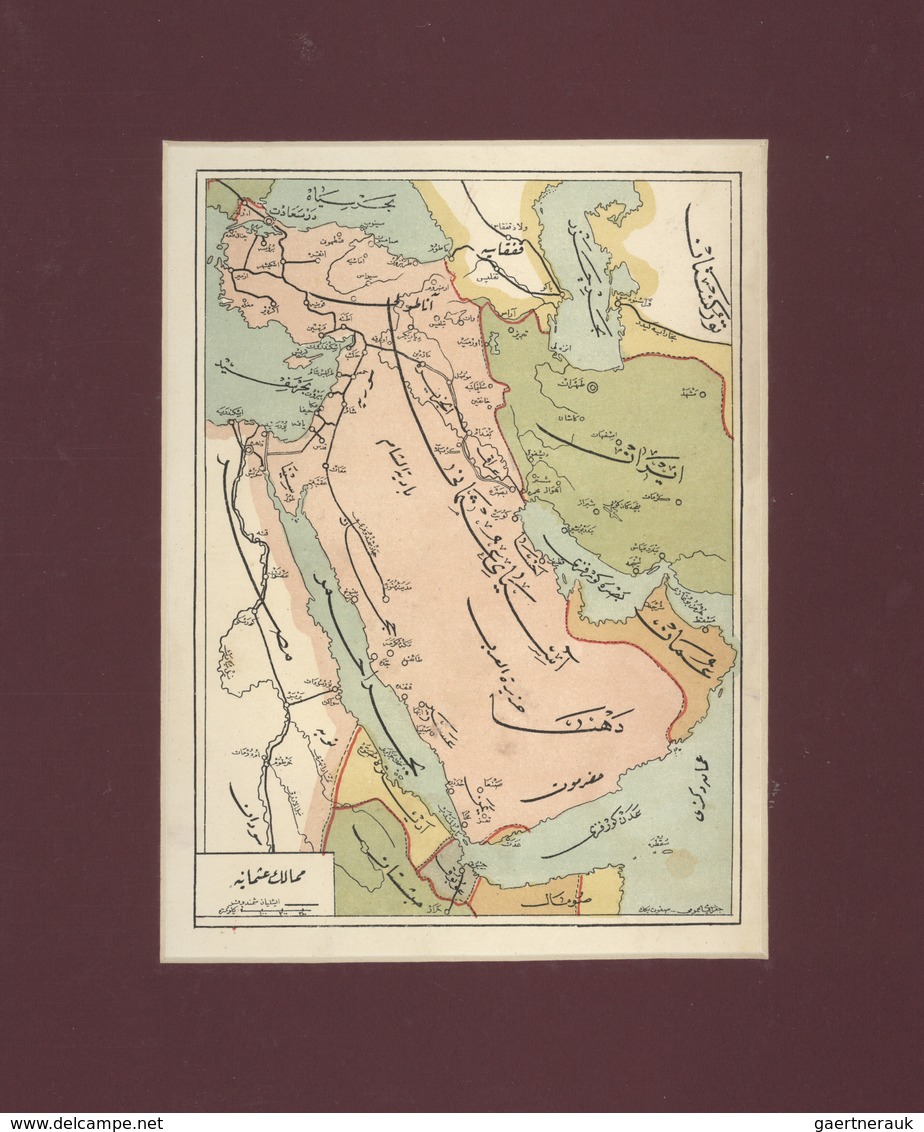 23965 Saudi-Arabien: 1900-20, HEJAZ RAILWAY : Documents, receipts, postcards, revenues, maps, photographs,