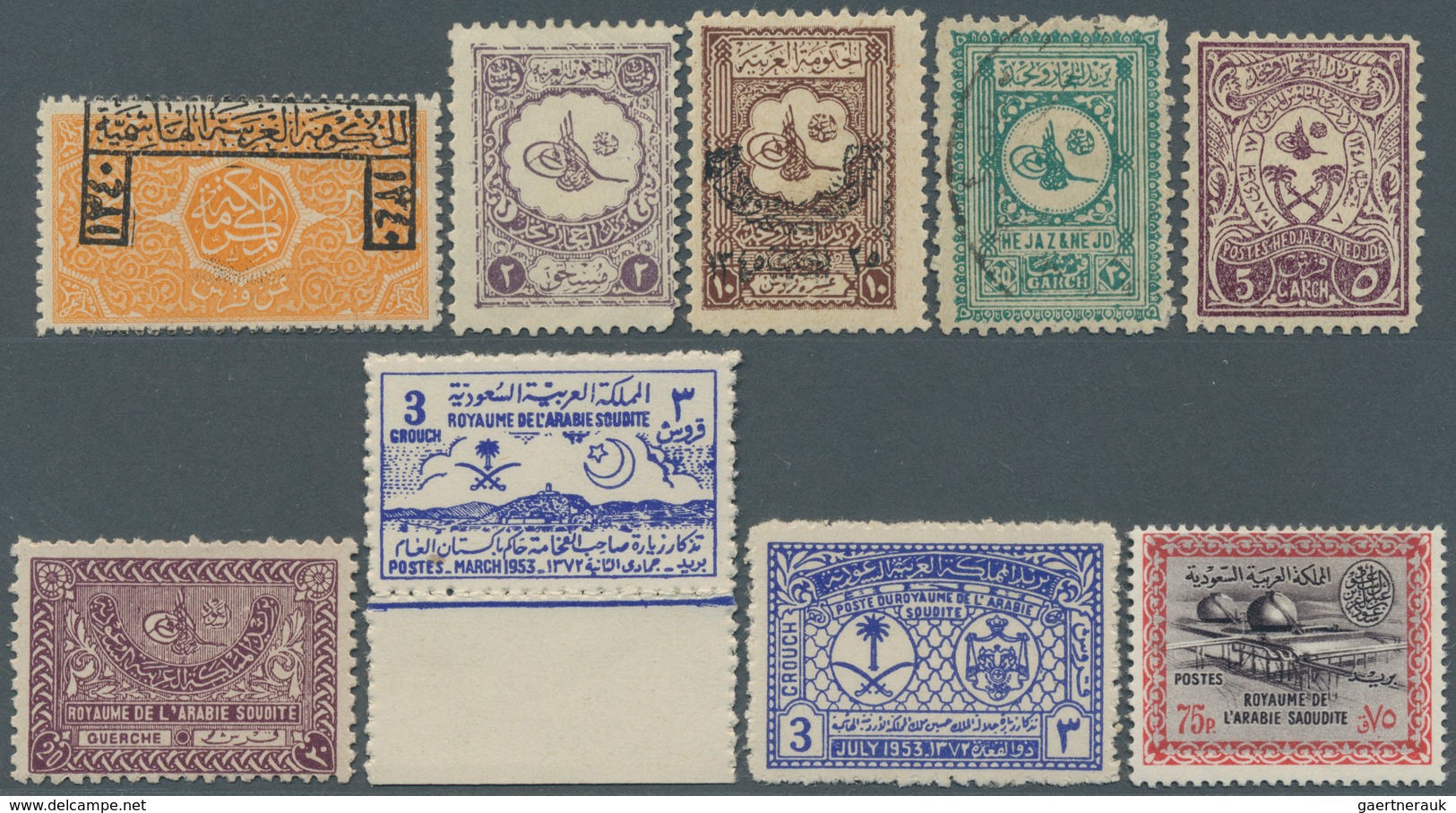 23969 Saudi-Arabien: 1916/1986 (ca.), Collection In Album Including Some Issues From HEJAZ And NEJD With S - Arabie Saoudite