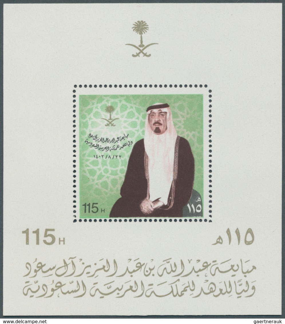 23969 Saudi-Arabien: 1916/1986 (ca.), collection in album including some issues from HEJAZ and NEJD with s