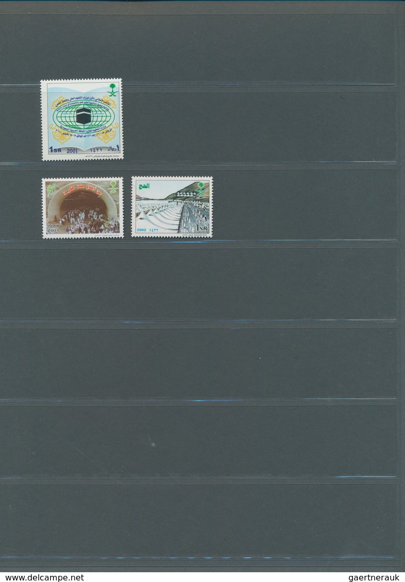 23976 Saudi-Arabien: 1925-95, Album with big stock of 1960-75 oil, air plane and dam issues, most used, bl