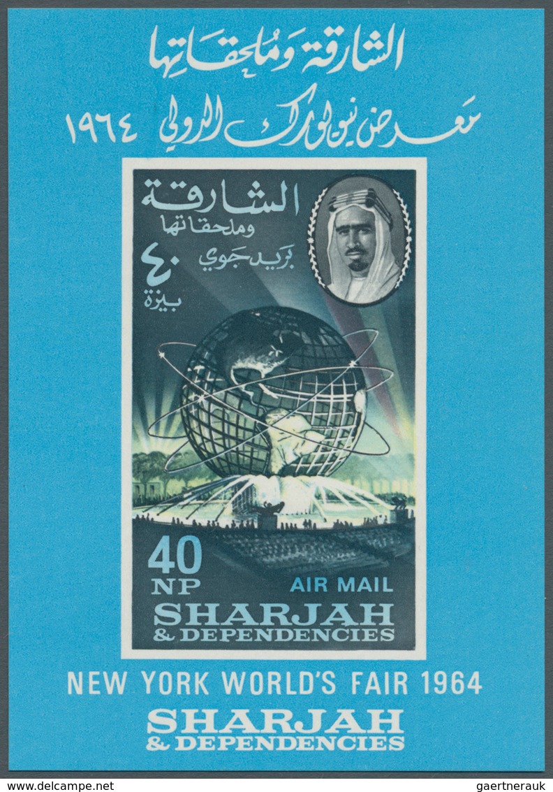 24006 Schardscha / Sharjah: 1962/1972 (ca.), Accumulation In Large Box Loose Or With Some Issues Sorted In - Sharjah