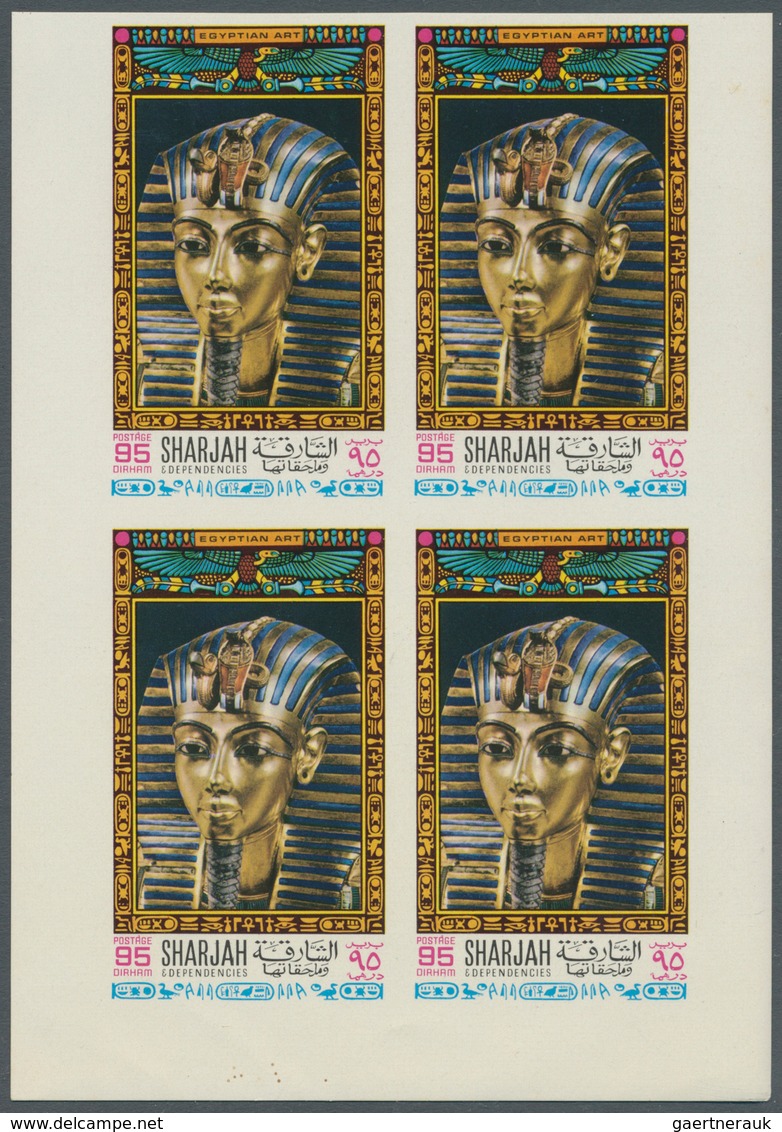 24006 Schardscha / Sharjah: 1962/1972 (ca.), Accumulation In Large Box Loose Or With Some Issues Sorted In - Sharjah