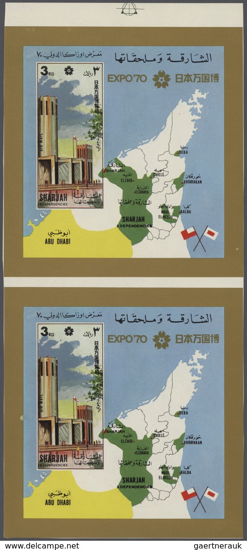 24007 Schardscha / Sharjah: 1963/1972, Accumulation In Several Albums With Plenty Of Material, Attractive - Sharjah