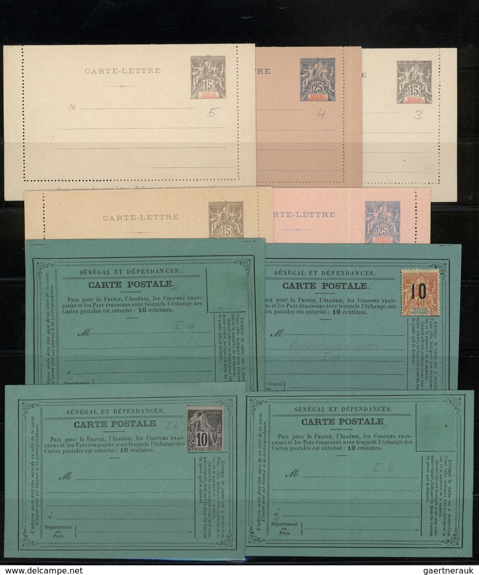 24044 Senegal: 1865/1910 (ca.), Mint And Used Collection On Stockpages, From Some General Issues With Bett - Sénégal (1960-...)