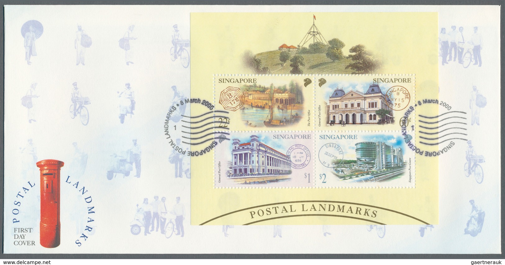 24073 Singapur: 1991/2000 (ca.), Duplicated Accumulation With About 225 First Day Covers With Many Themati - Singapour (...-1959)