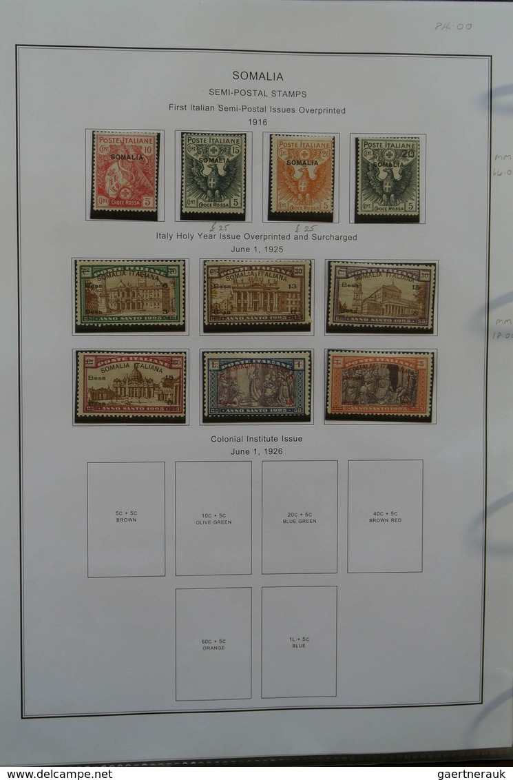 24093 Somalia: 1905-1968. MNH, Mint Hinged And Used Collection Somalia 1905-1968 In Album. Collection Incl - Somalia (1960-...)