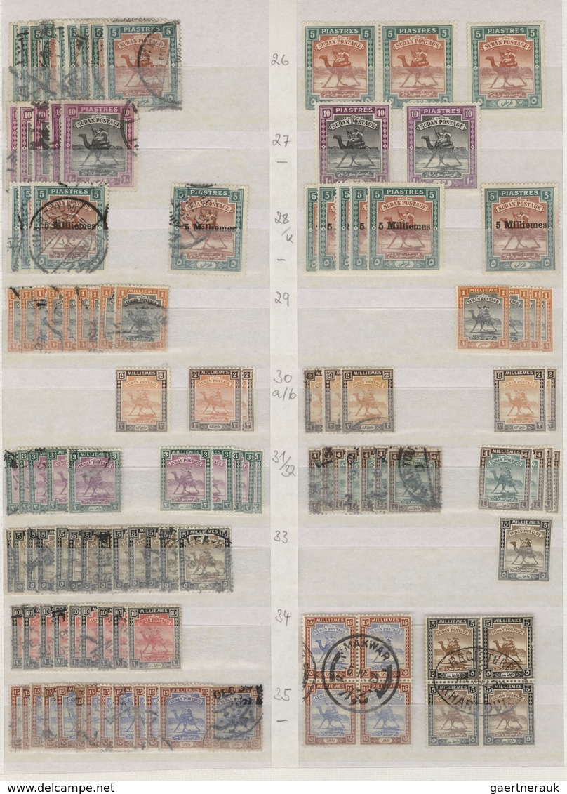 24099 Sudan: 1897-1997: Collection, Duplication And Additions Of Stamps Issued Over 100 Years, Both Mint A - Sudan (1954-...)