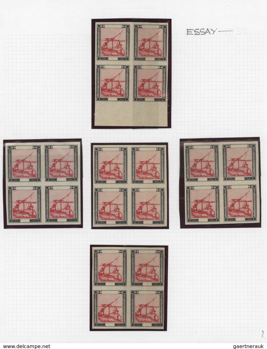 24103 Sudan: 1897-1948, Collection In Lindner Album With Early Issues And Errors, Imperfs, Inverted Overpr - Sudan (1954-...)