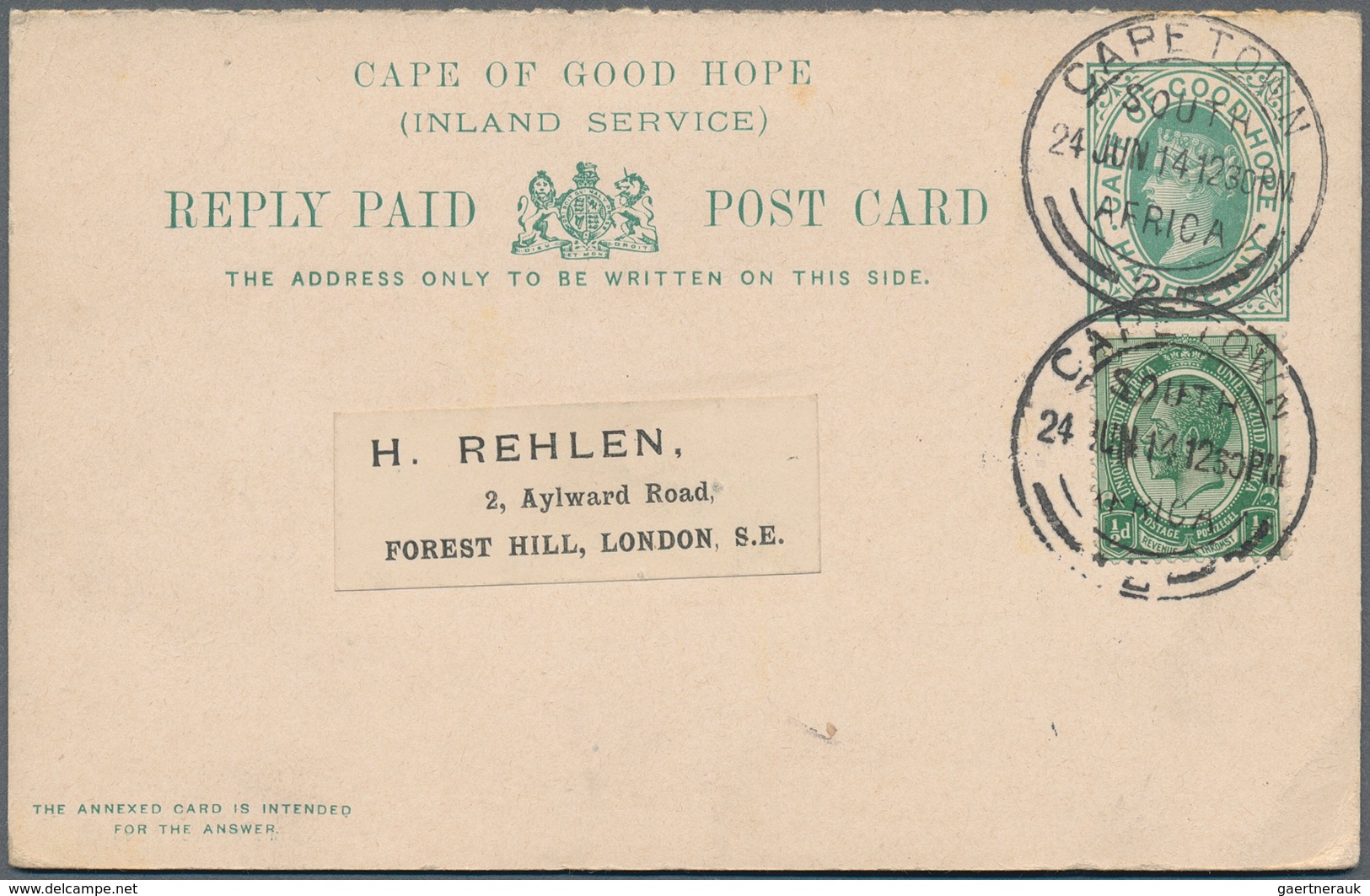 24114 Kap Der Guten Hoffnung - Ganzsachen: 1893-1914, Group Of 15 Postal Stationery Cards And Envelopes Us - Cap De Bonne Espérance (1853-1904)