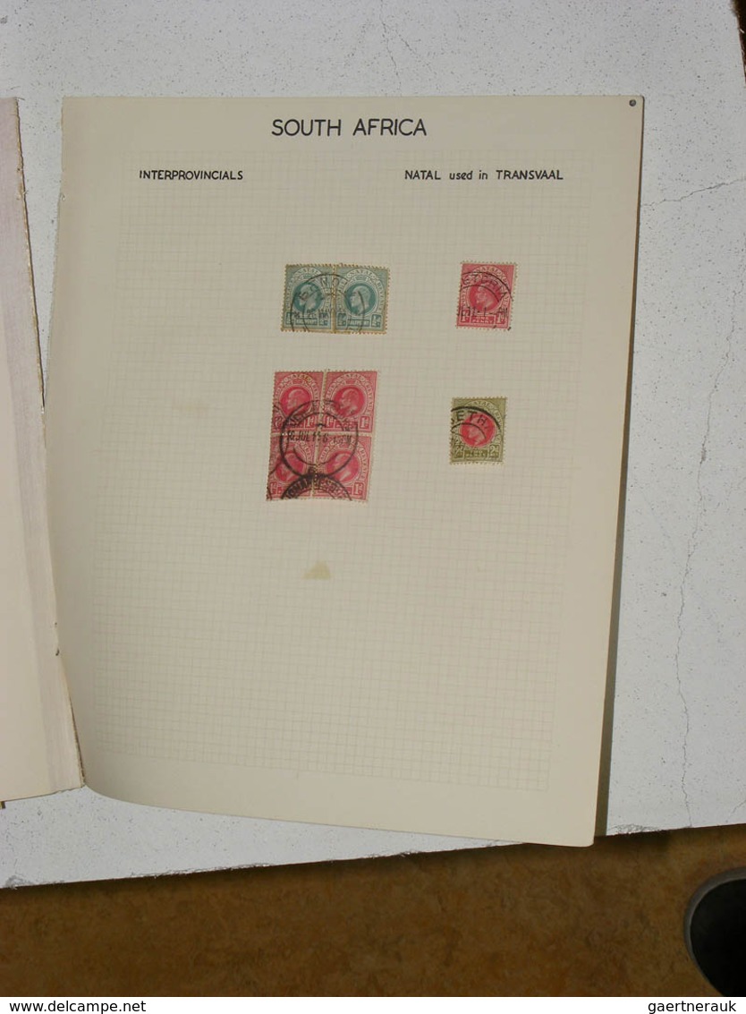 24115 Natal: Folder With A Small Cancel Collection Of Natal On Blanc Albumpages. Contains Ca. 120 Stamps. - Natal (1857-1909)