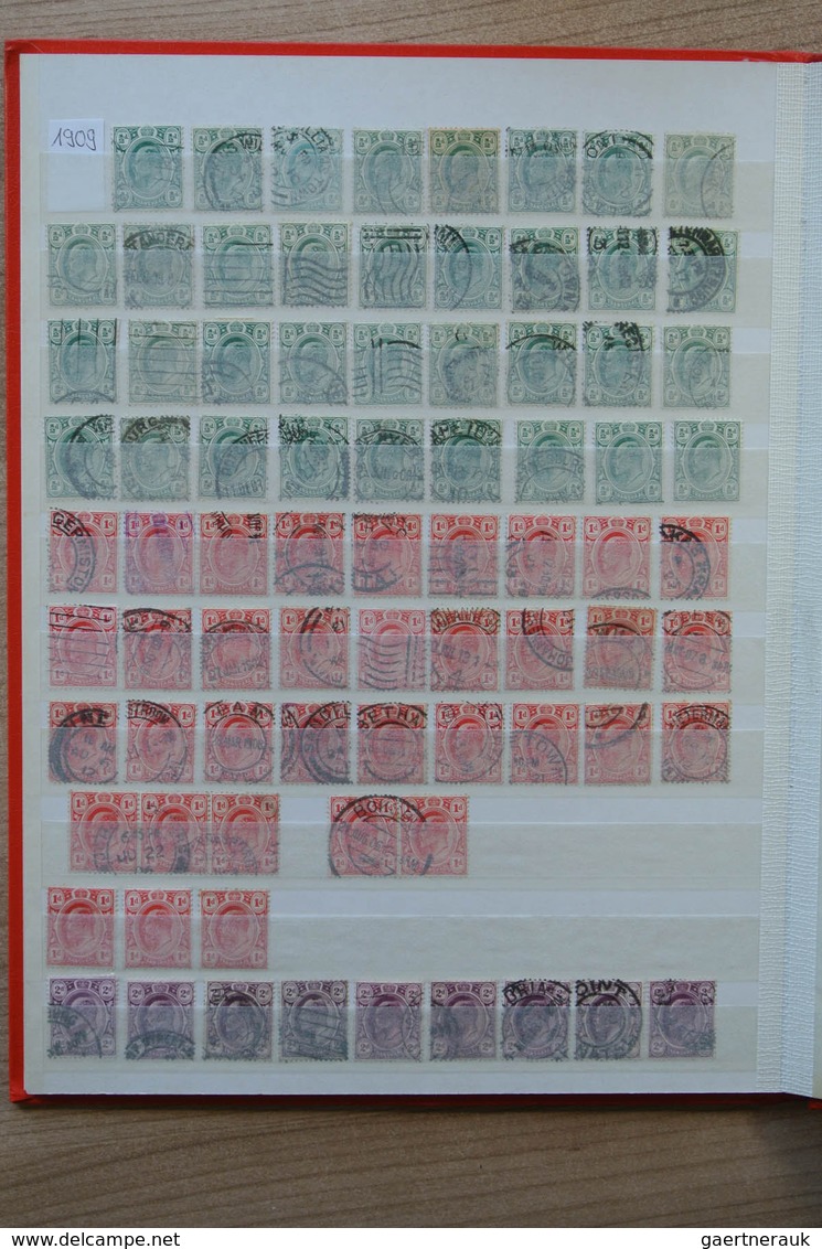 24121 Transvaal: 1870-1909. Nicely filled, mint hinged and used collection Transvaal 1870-1909 in 2 stockb