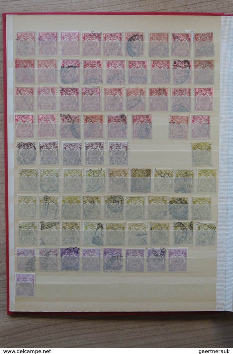 24121 Transvaal: 1870-1909. Nicely filled, mint hinged and used collection Transvaal 1870-1909 in 2 stockb