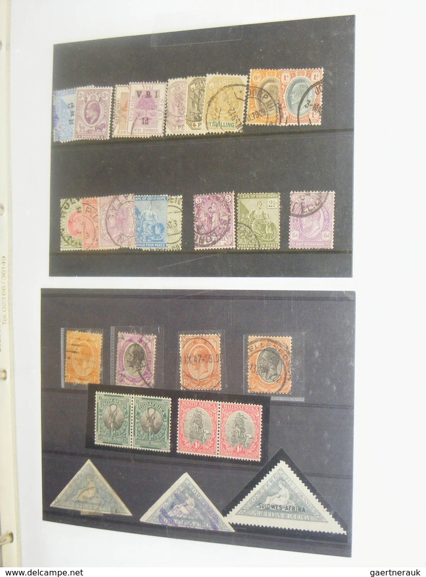 24128 Südafrika: 1913/99: Slightly Messy, MNH, Mint Hinged And Used Collection South Africa 1913-1999 In 2 - Other & Unclassified