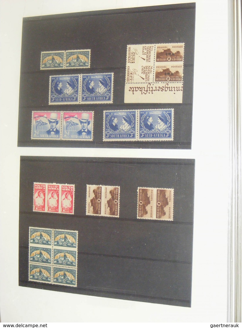 24128 Südafrika: 1913/99: Slightly Messy, MNH, Mint Hinged And Used Collection South Africa 1913-1999 In 2 - Autres & Non Classés