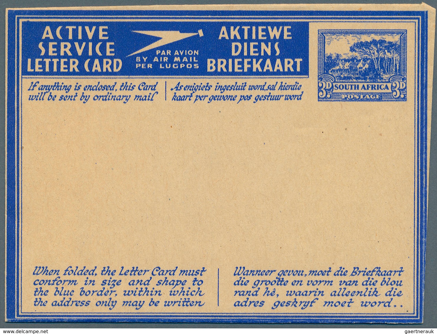 24139 Südafrika - Ganzsachen: ACTIVE SERVICE LETTERCARDS: 1941/1944 (ca.), Accumulation With About 48 Unus - Autres & Non Classés