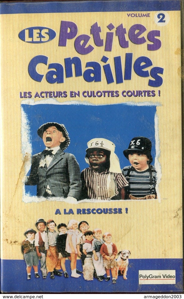 K7 VHS CASSETTE VIDEO - LES PETITES CANAILLES VOLUME 2 - Enfants & Famille