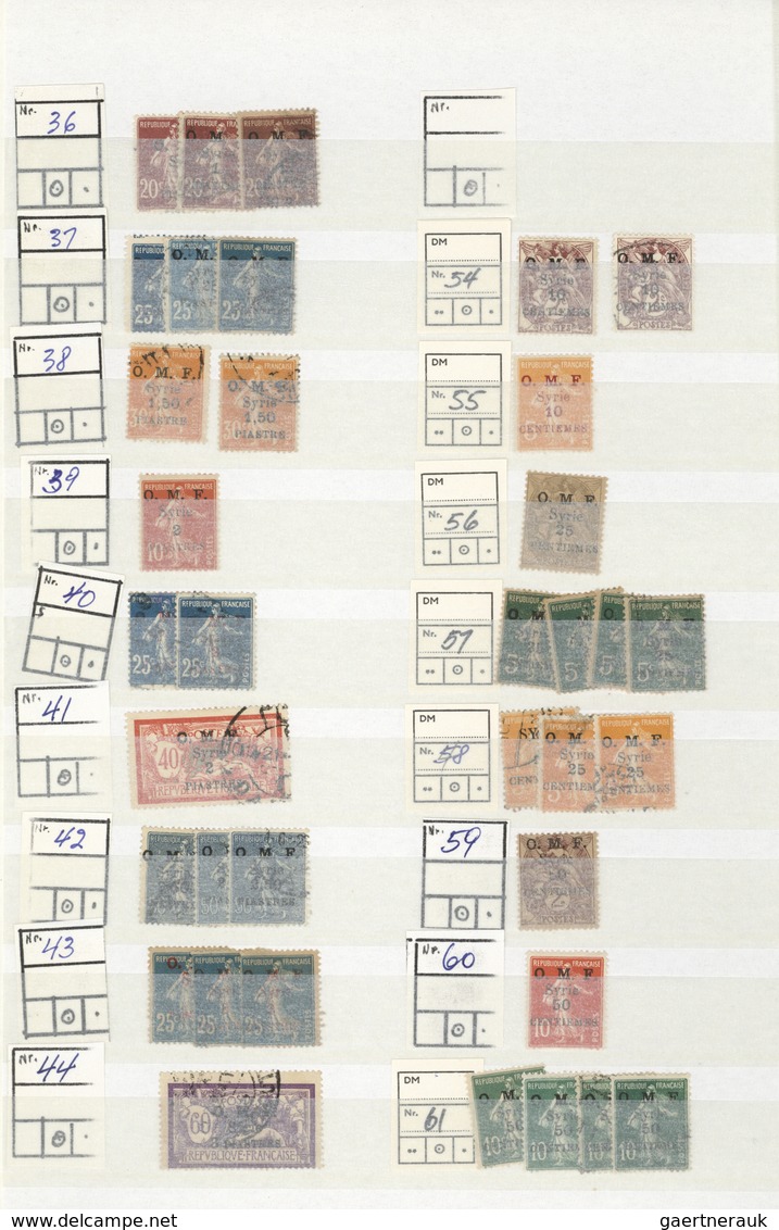 24162 Syrien: 1919/1980, Comprehensive Mint And Used Accumulation In A Stockbook, Plenty Of Material From - Syrie