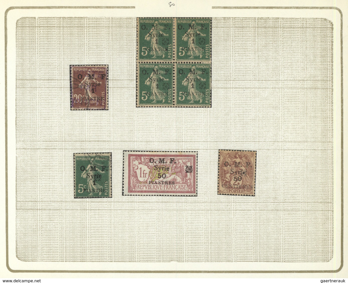 24171 Syrien: 1919/1924, Comprehensive Mint And Used Accumulation Of The Different Overprint Issues, Allto - Syrie