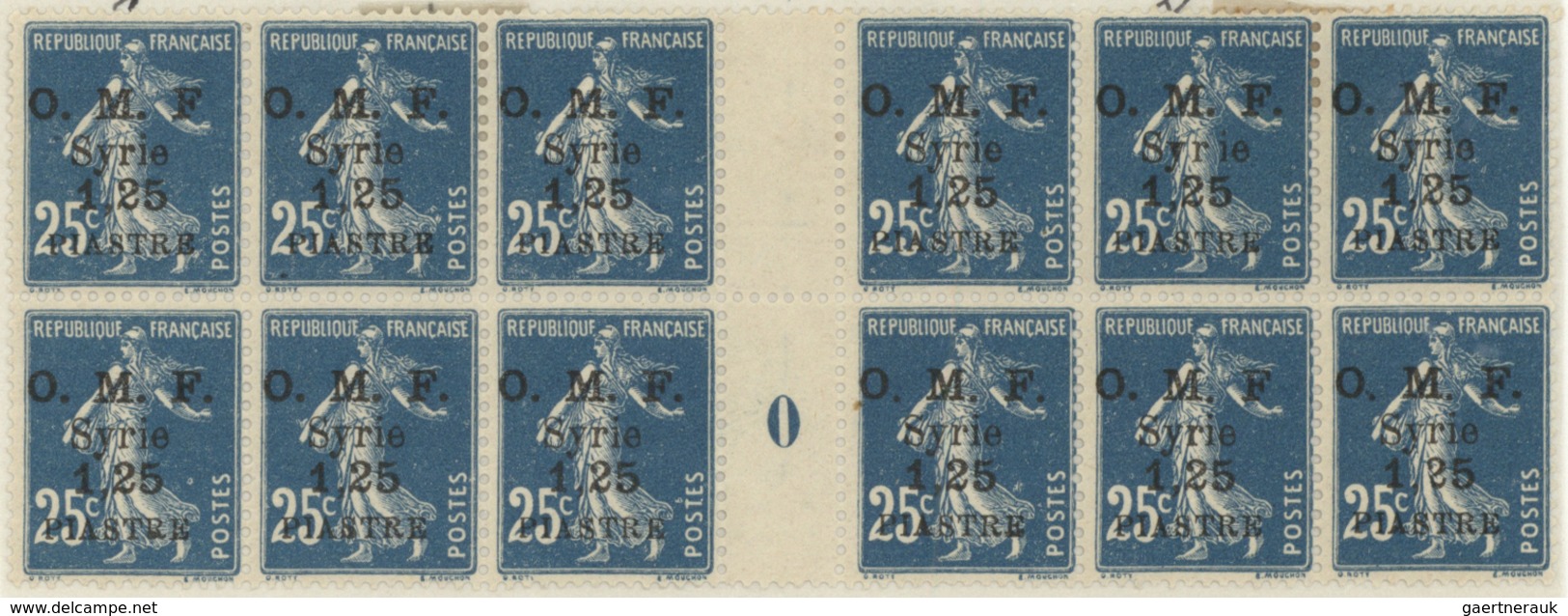24171 Syrien: 1919/1924, Comprehensive Mint And Used Accumulation Of The Different Overprint Issues, Allto - Syrie