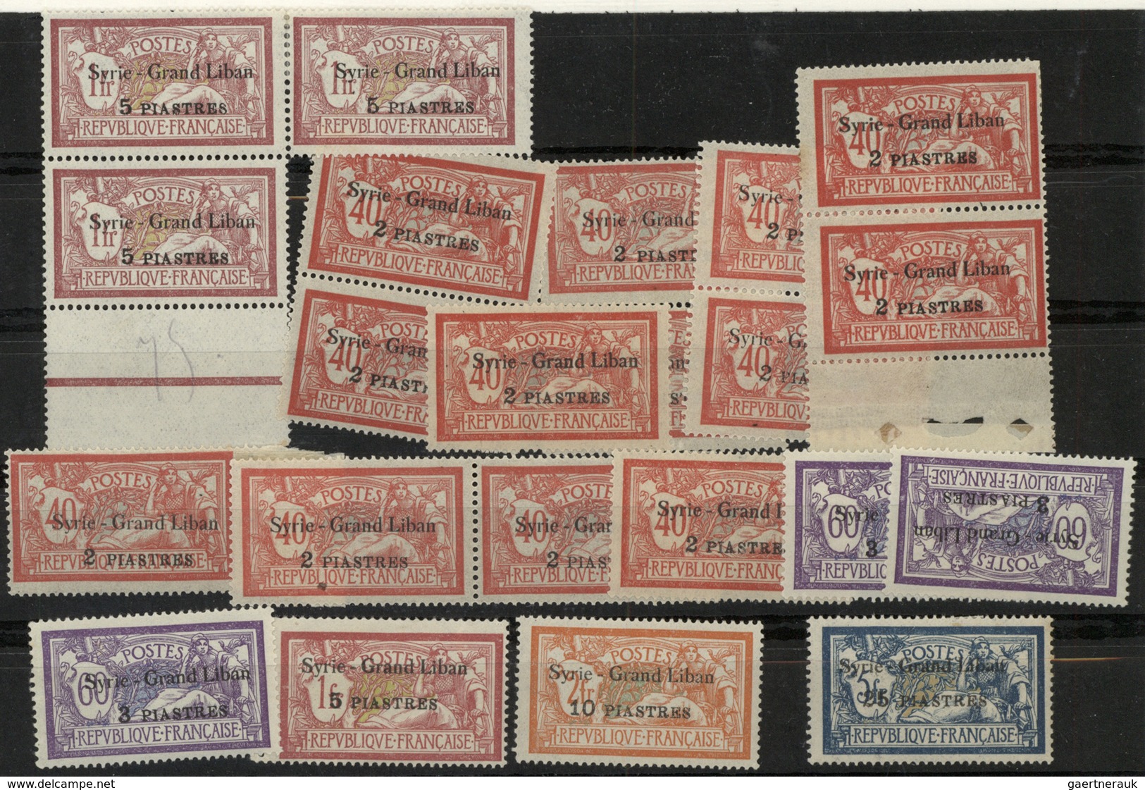 24171 Syrien: 1919/1924, comprehensive mint and used accumulation of the different overprint issues, allto