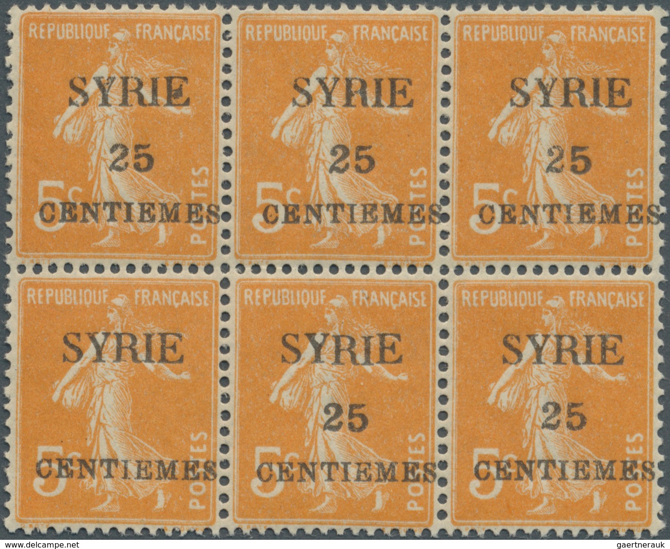 24175 Syrien: 1919/1924, Varieties Of Overprint, Mint Assortment With Inverted Ovp./inverted Letter, Doubl - Syrie