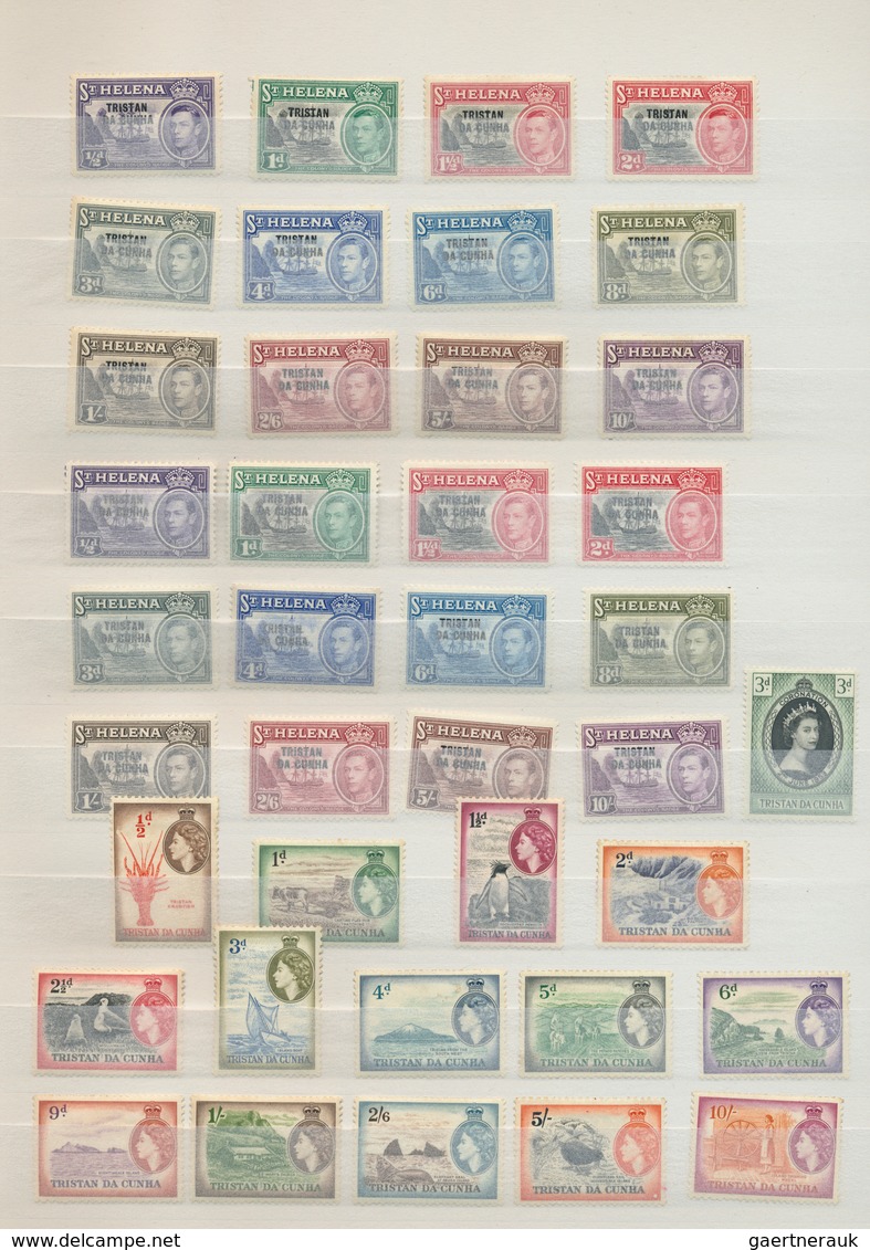24259 Tristan Da Cunha: 1952/1980, Mint Collection In A Stockbook, Michel Nos. 1/278 Excl. 220/21 Complete - Tristan Da Cunha