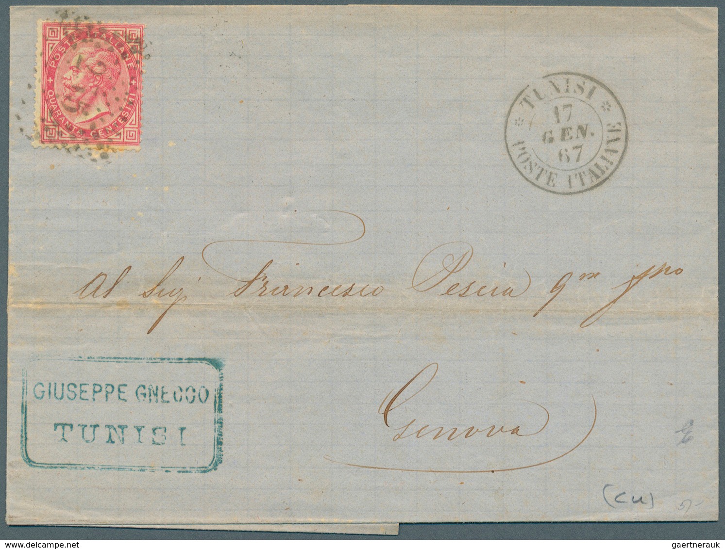 24267 Tunesien: 1854 - 1965, Over 230 Covers, PPC And Postal Stationery's Including Two Franked Covers Of - Tunisie (1956-...)