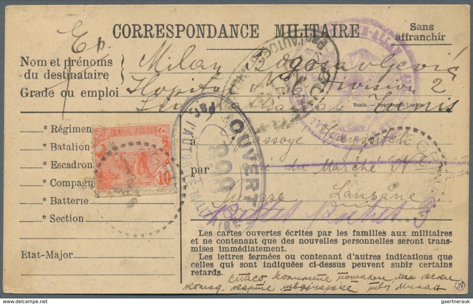 24275 Tunesien: 1895/1975 (ca.), Small Lot With About 40 Covers And Postal Stationeries With Several Moder - Tunisie (1956-...)