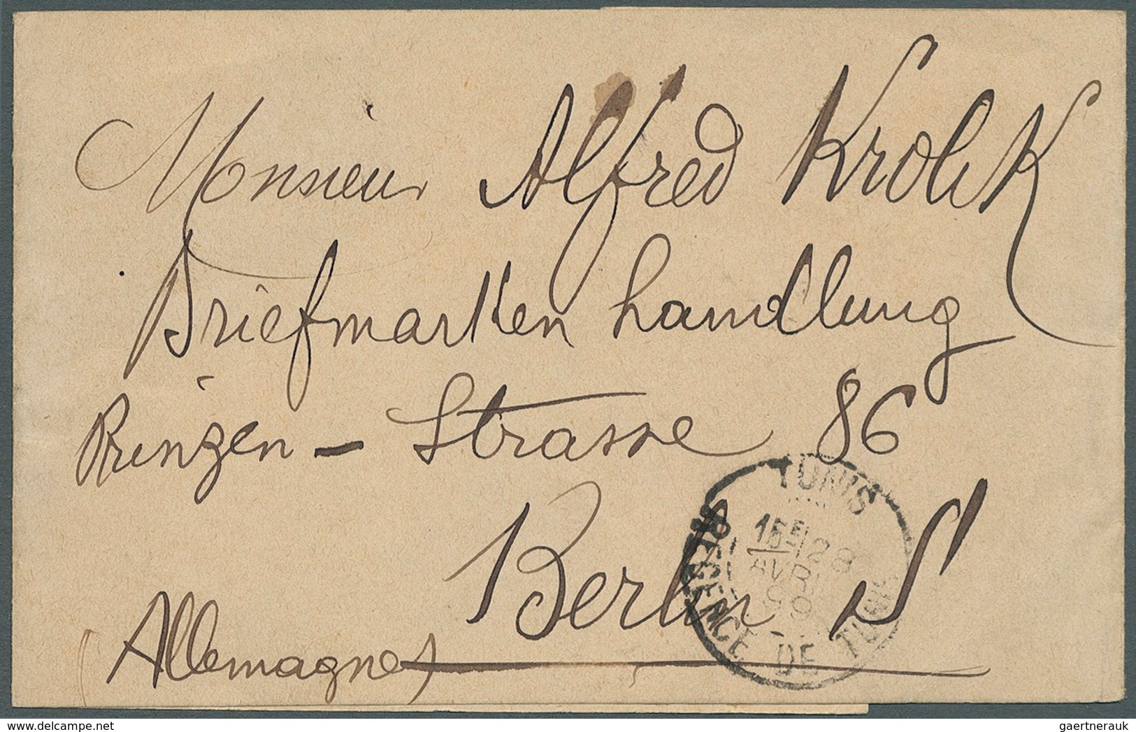 24276 Tunesien: 1899/2005, Accumulation Of Nearly 180 Covers/cards, Mainly Commercial Mail, Comprising A V - Tunisie (1956-...)