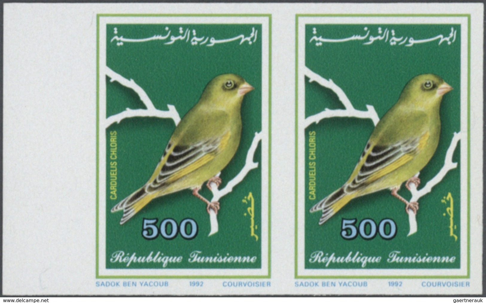 24290 Tunesien: 1982/1994, U/m Collection Of Apprx. 280 IMPERFORATE Stamps, Apparently Complete Issues, Ma - Tunisie (1956-...)