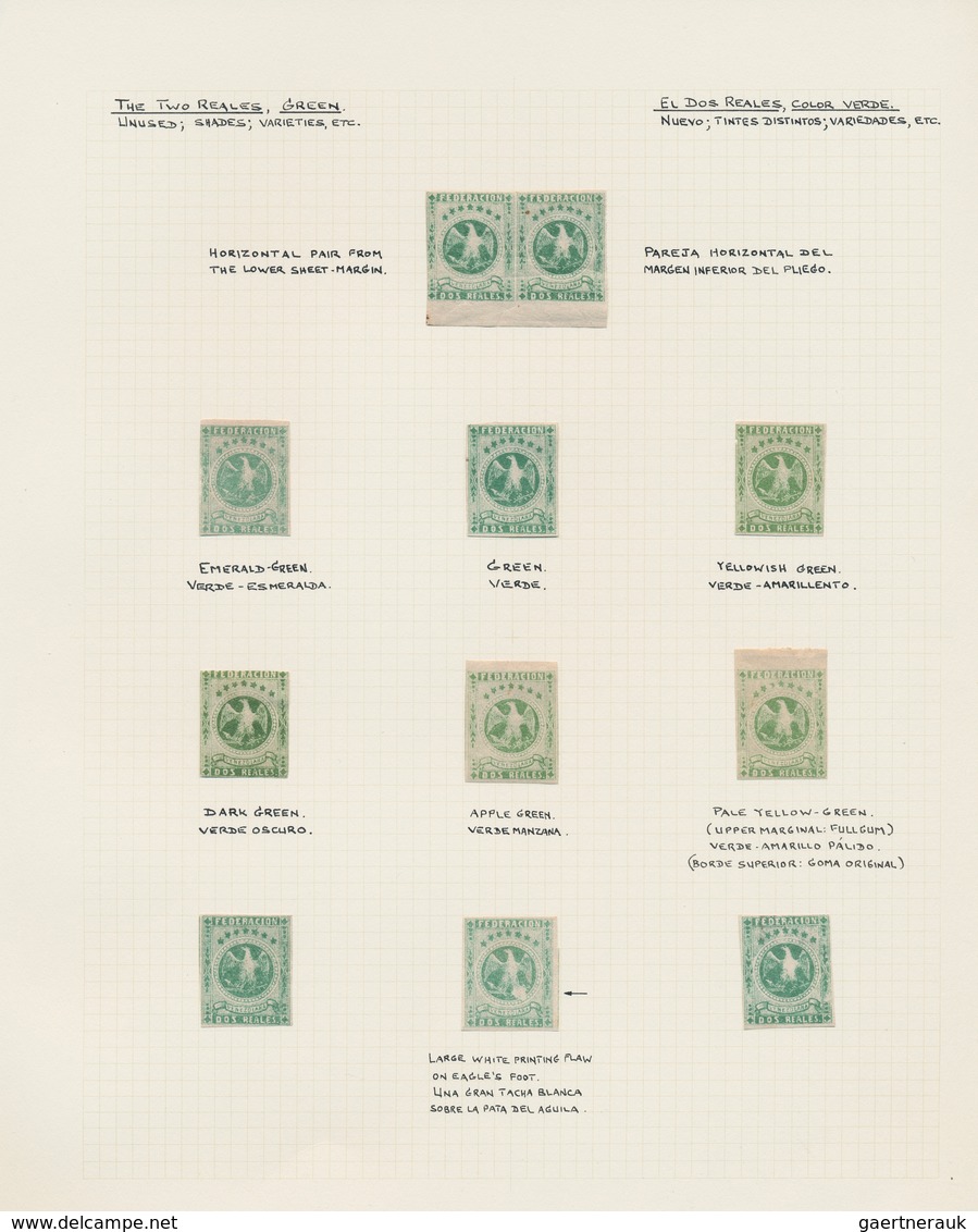 24327 Venezuela: 1863/1865, specialised collection of the Eagle issue (Michel nos. 7/11, Scott nos. 10/14)