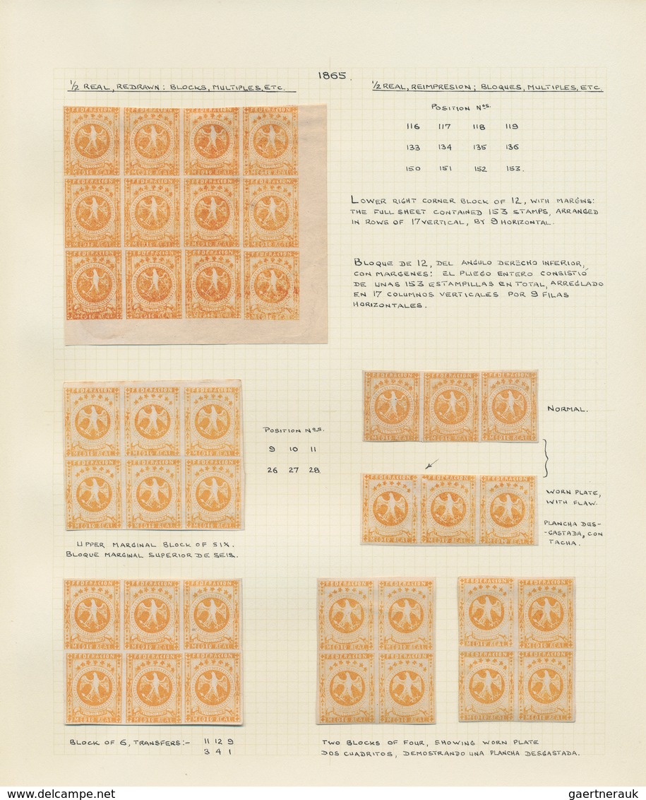 24327 Venezuela: 1863/1865, specialised collection of the Eagle issue (Michel nos. 7/11, Scott nos. 10/14)