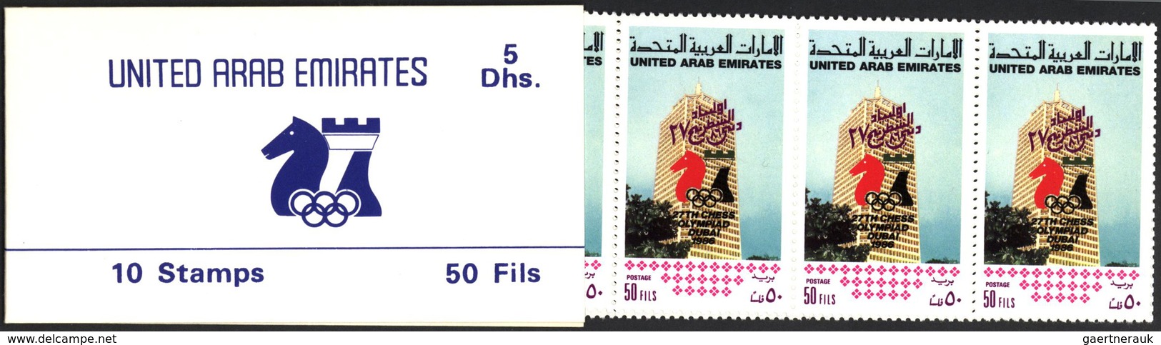 24345 Vereinigte Arabische Emirate: 1976/2008, U/m Collection Incl. Blocks Of Four, Souvenir Sheets, Bookl - Emirats Arabes Unis (Général)