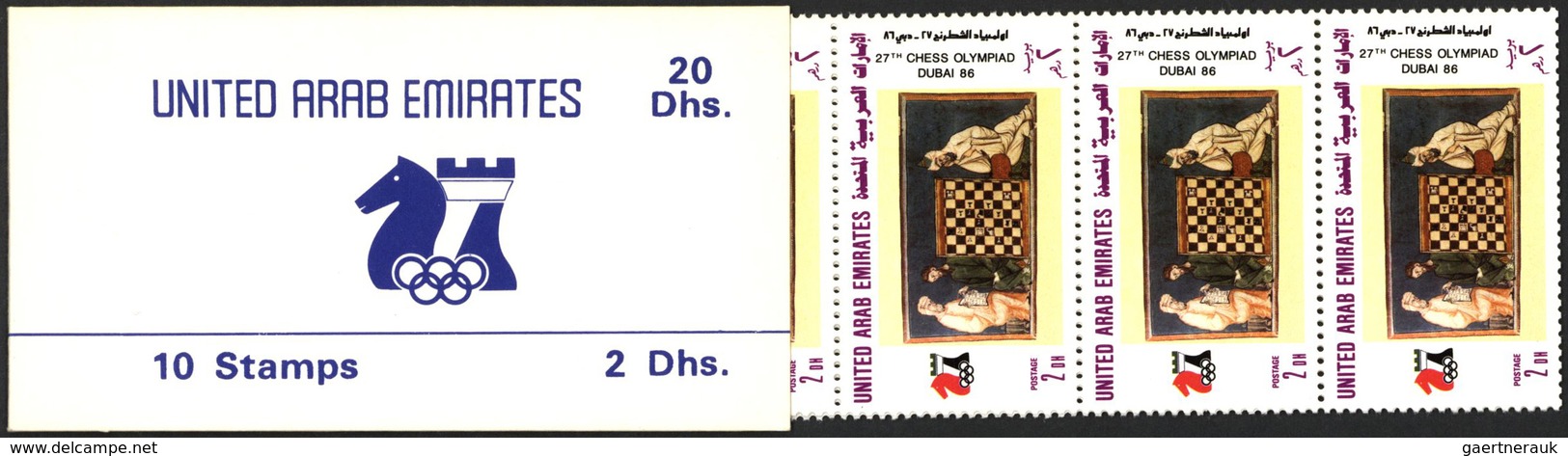 24345 Vereinigte Arabische Emirate: 1976/2008, U/m Collection Incl. Blocks Of Four, Souvenir Sheets, Bookl - Emirats Arabes Unis (Général)