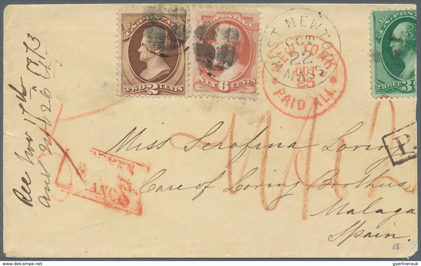24352 Vereinigte Staaten von Amerika: 1844/1970 (ca.), lot with 130 covers, cards and postal stationeries,