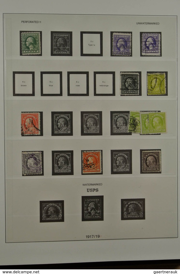 24354 Vereinigte Staaten von Amerika: 1851-2000. Very well filled, MNH, mint hinged and used collection US