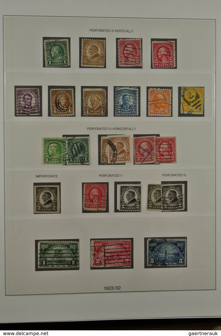24354 Vereinigte Staaten von Amerika: 1851-2000. Very well filled, MNH, mint hinged and used collection US