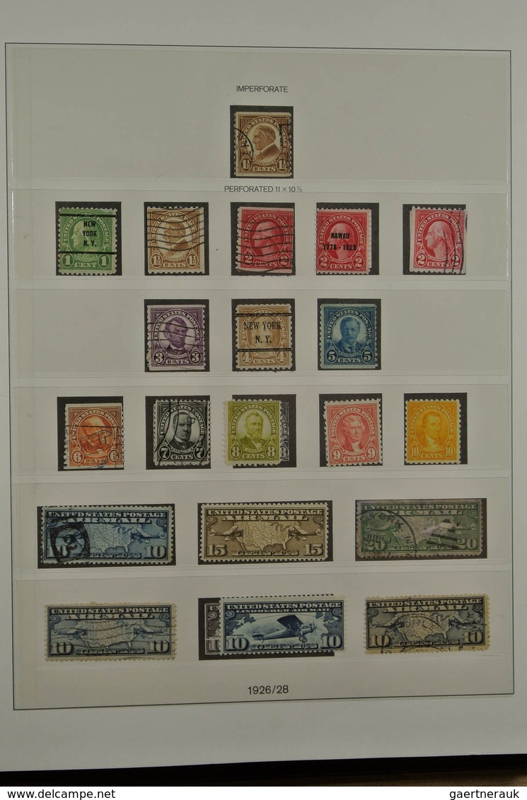 24354 Vereinigte Staaten von Amerika: 1851-2000. Very well filled, MNH, mint hinged and used collection US