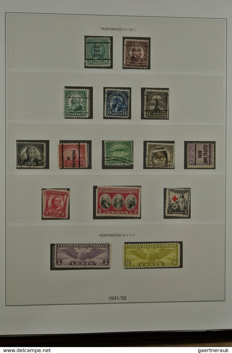 24354 Vereinigte Staaten von Amerika: 1851-2000. Very well filled, MNH, mint hinged and used collection US