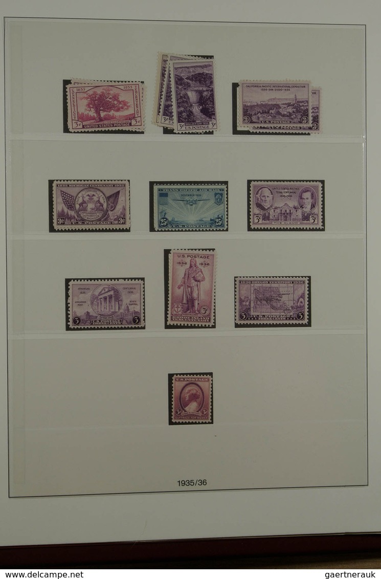 24354 Vereinigte Staaten von Amerika: 1851-2000. Very well filled, MNH, mint hinged and used collection US