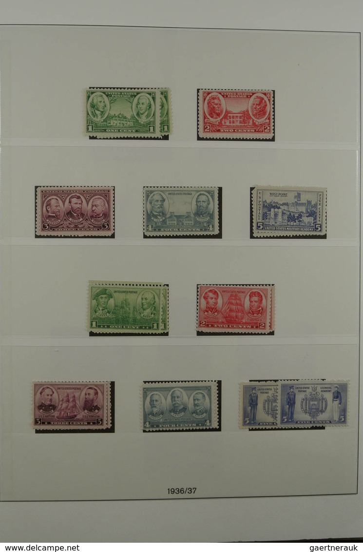 24354 Vereinigte Staaten von Amerika: 1851-2000. Very well filled, MNH, mint hinged and used collection US