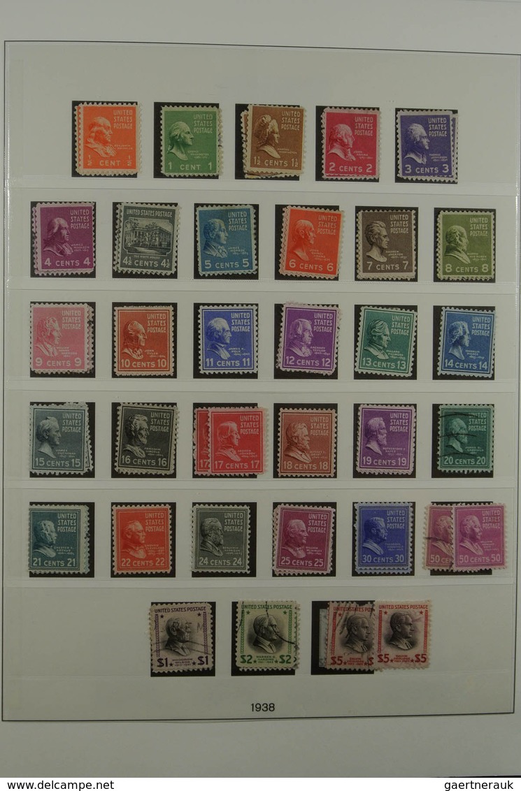 24354 Vereinigte Staaten von Amerika: 1851-2000. Very well filled, MNH, mint hinged and used collection US