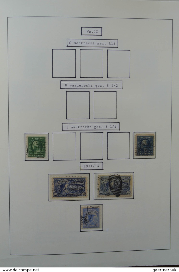 24355 Vereinigte Staaten von Amerika: 1851-1978. Well filled, nicely presented, mostly used collection USA